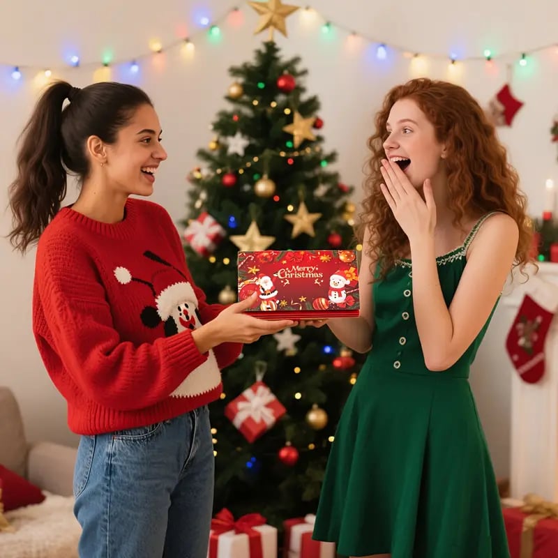 Creatieve geldcadeau-envelop voor kerst