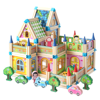 Creatieve houten constructieset voor kinderen