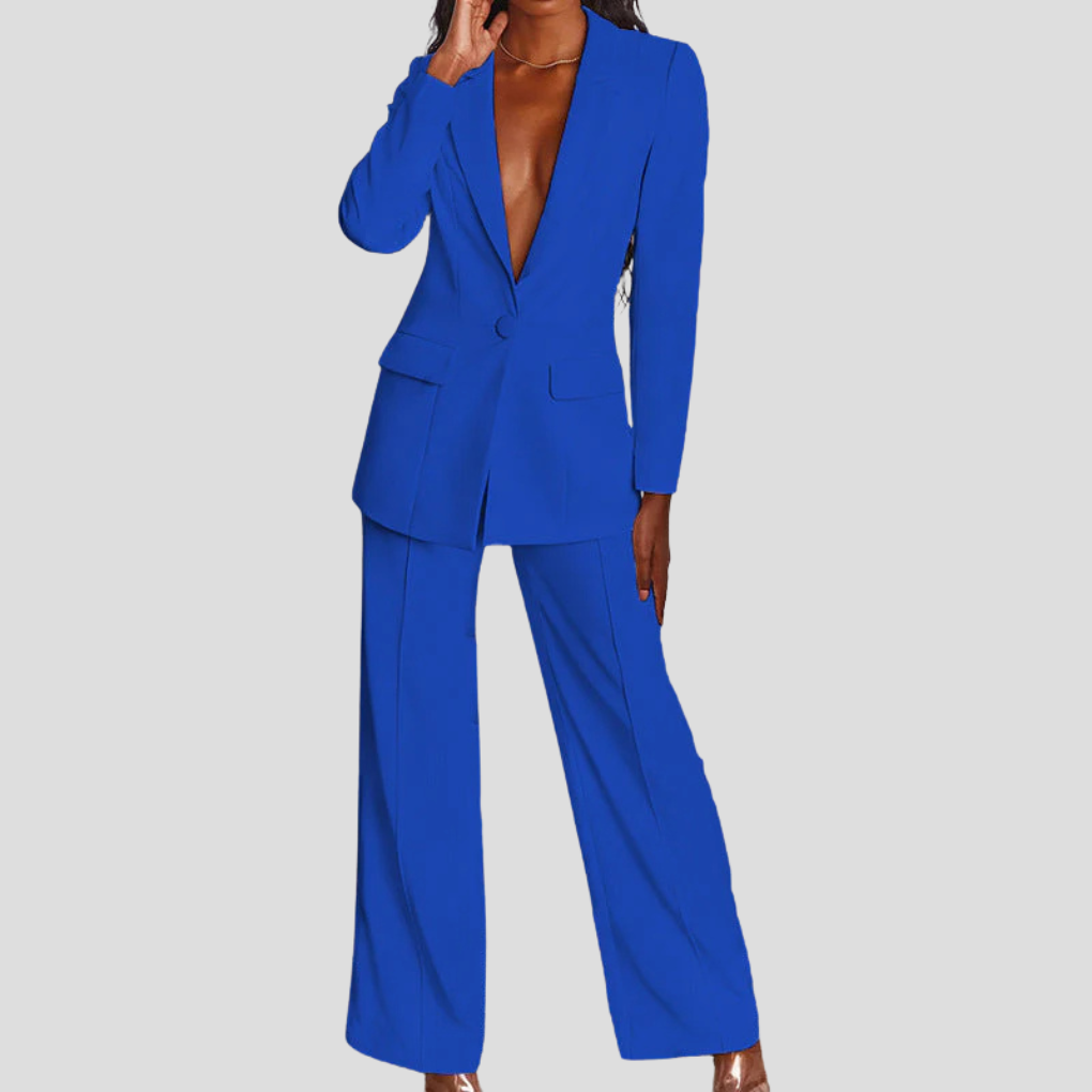 Dames set van blazer en broek