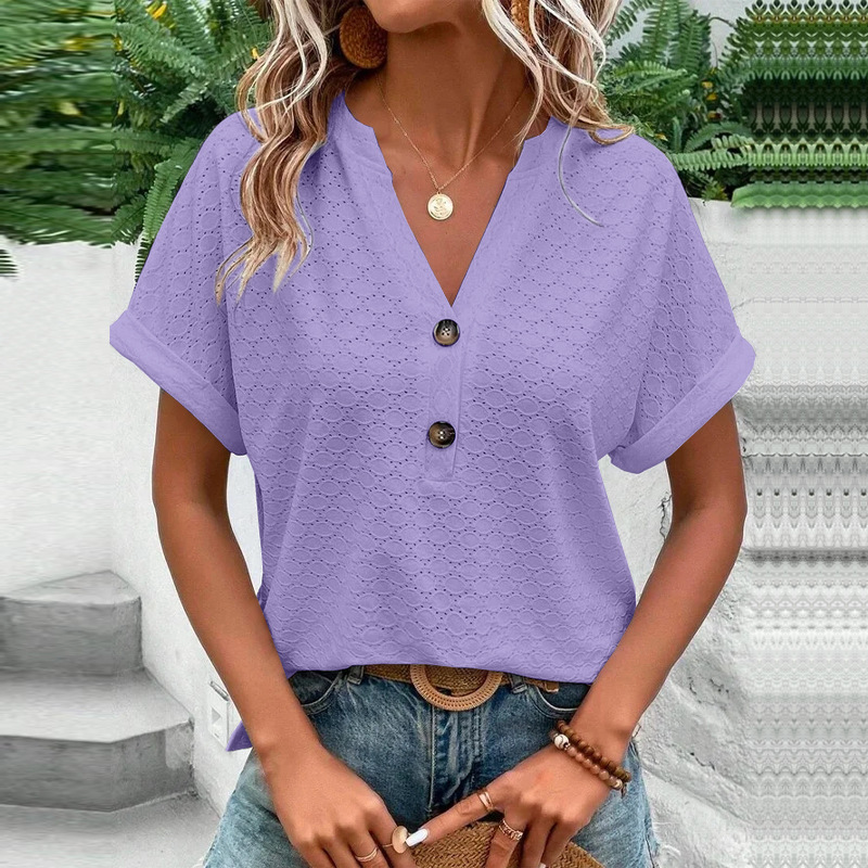 Damesblouse: Stijlvol & Comfortabel met Knoopsluiting