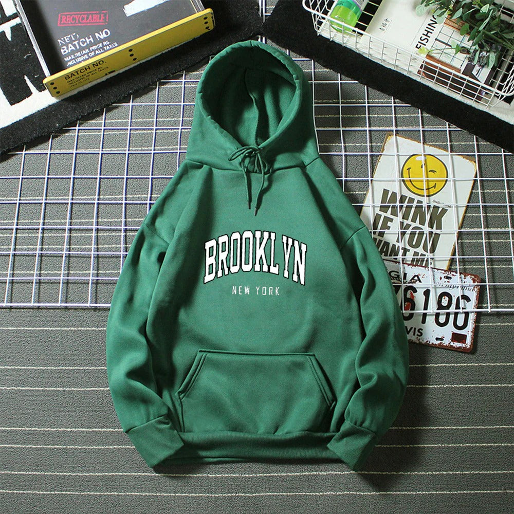 Dameshoodie met stijlvolle Brooklyn-opdruk
