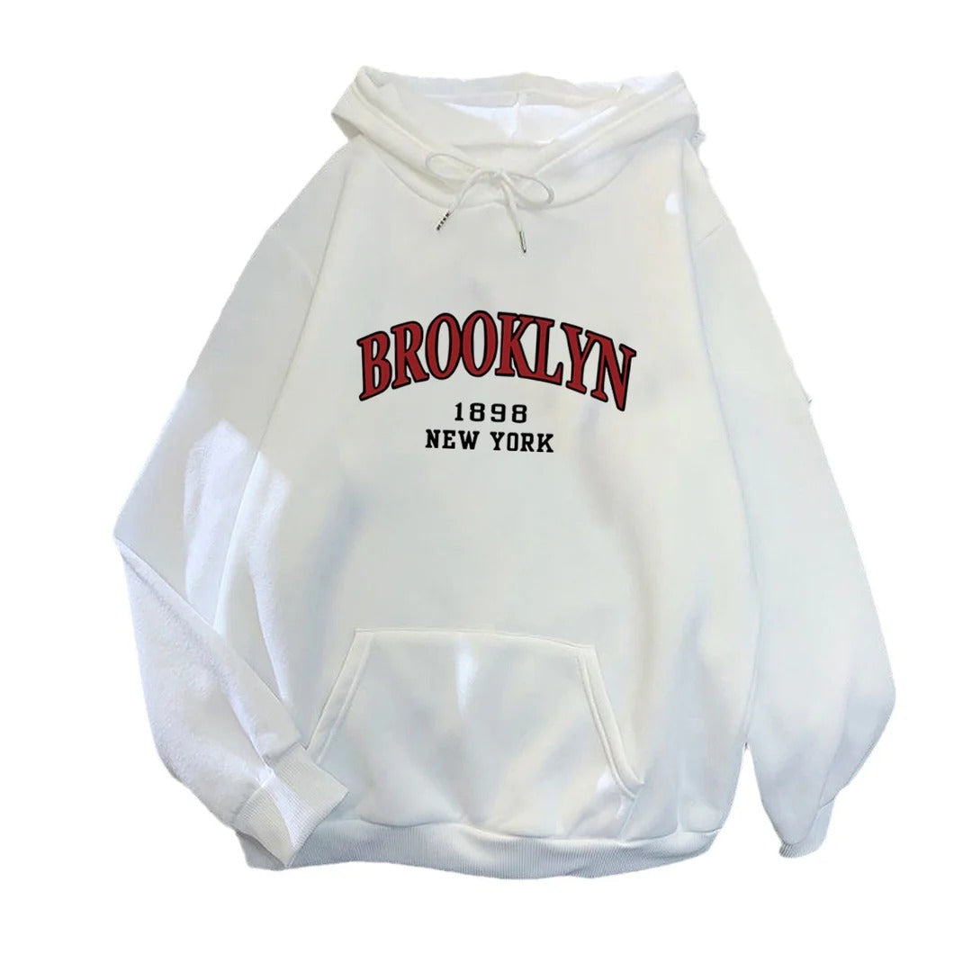 Dameshoodie met stijlvolle Brooklyn-opdruk