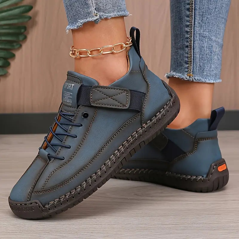 Damesneakers met orthopedische zool en elastische inzetten