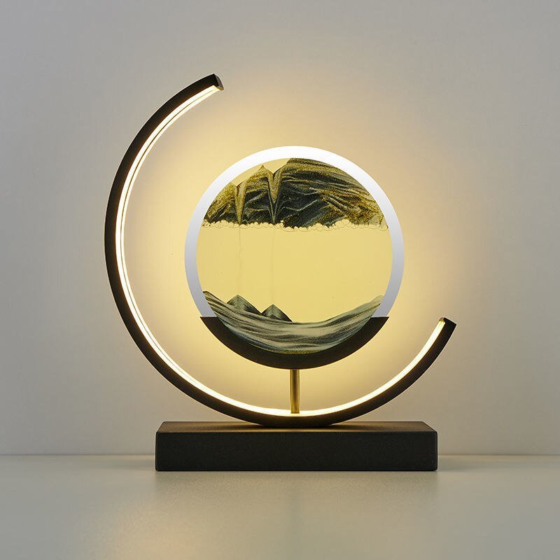 Deep Sea Sandscapes: Verlichte zandkunst voor een rustgevend interieur