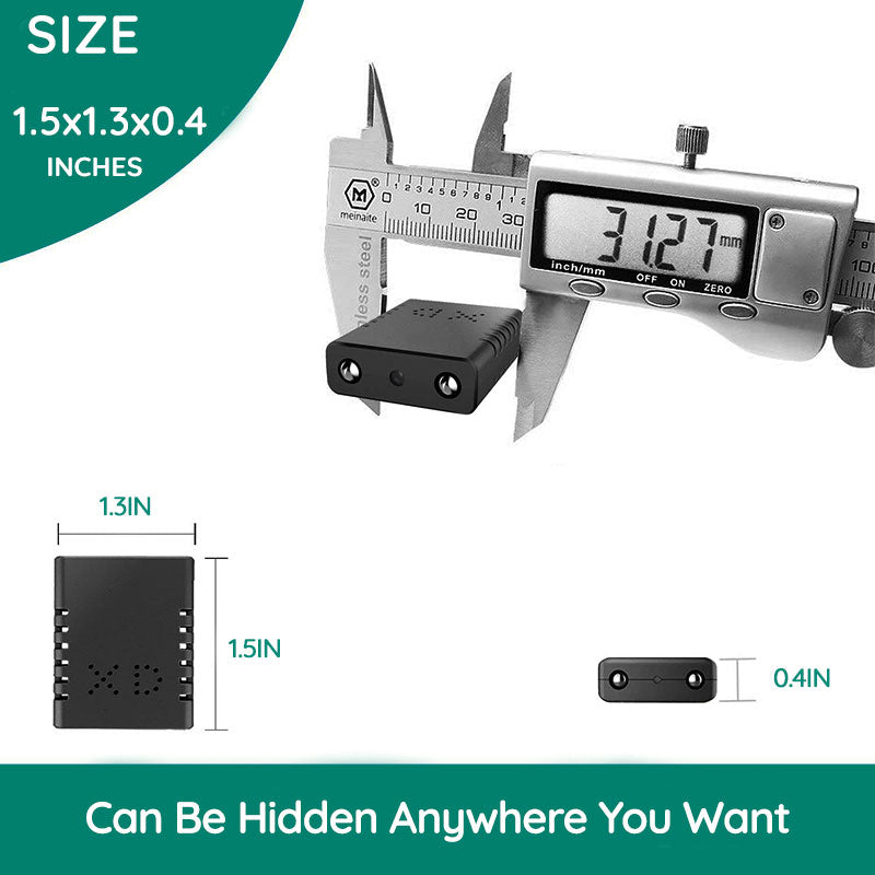 Discrete HD-beveiligingscamera met geluid