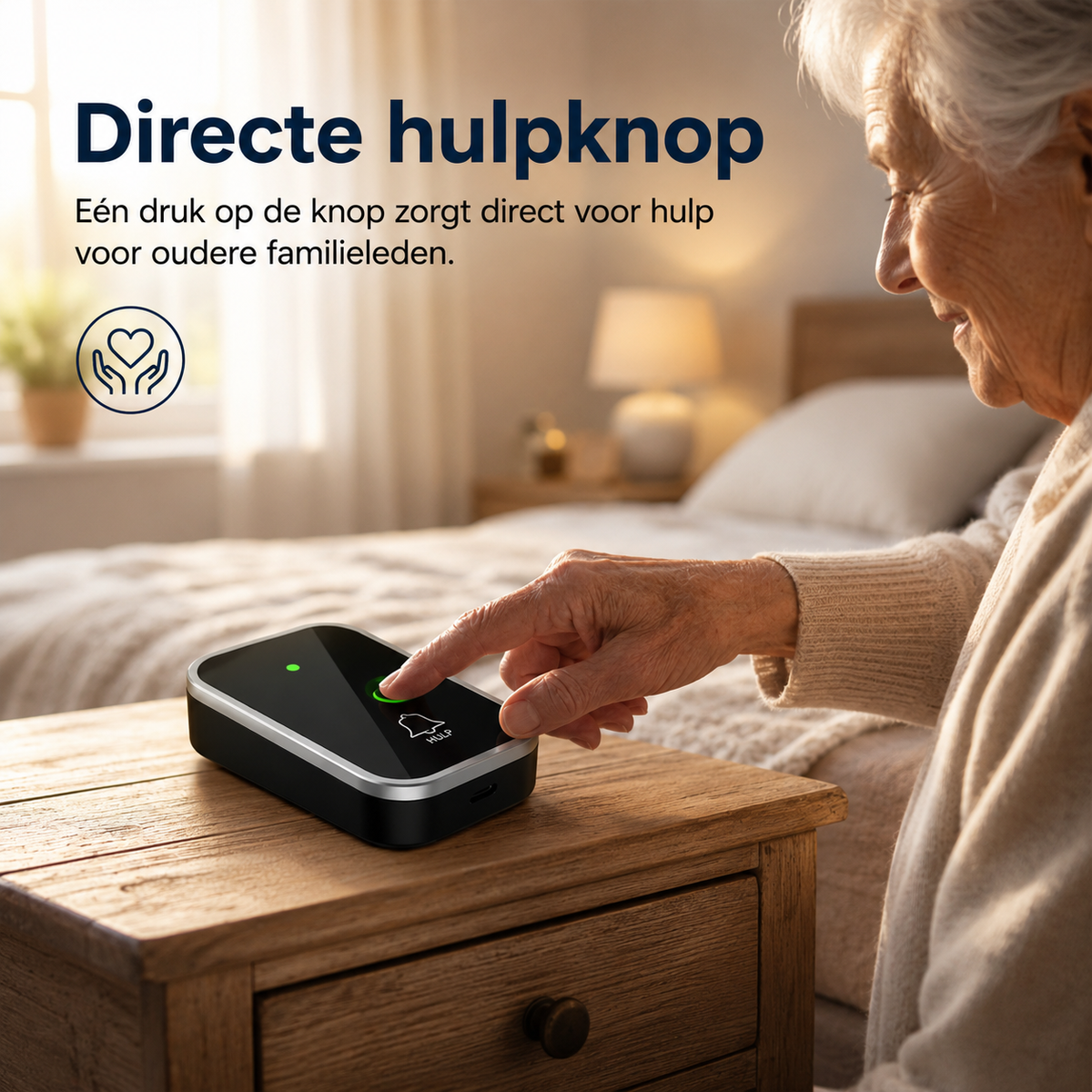 Draadloze deurbel met 7-kleurige ledverlichting