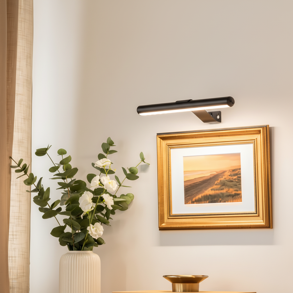 Draadloze ledlamp met verstelbare stralingshoek, aluminium en ijzer, 3 lichtkleuren, usb-c-oplaadbaar