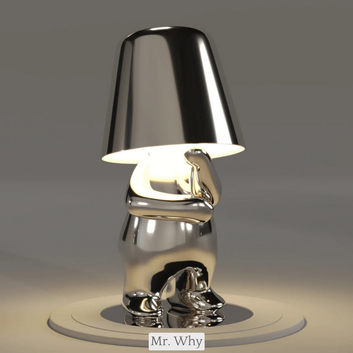 Draadloze tafellamp 5 Brothers – Herlaadbare led-designerlamp met dimbaar licht (warmwit)