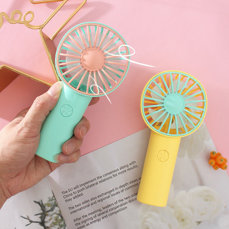 Draagbare Handventilator voor Dames met Ergonomische Handgreep