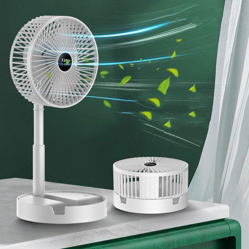 Draagbare oplaadbare ventilator met 3 snelheden
