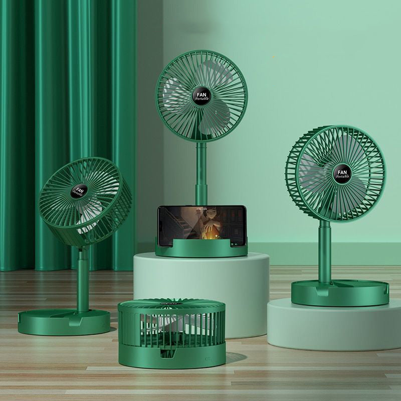 Draagbare oplaadbare ventilator met 3 snelheden