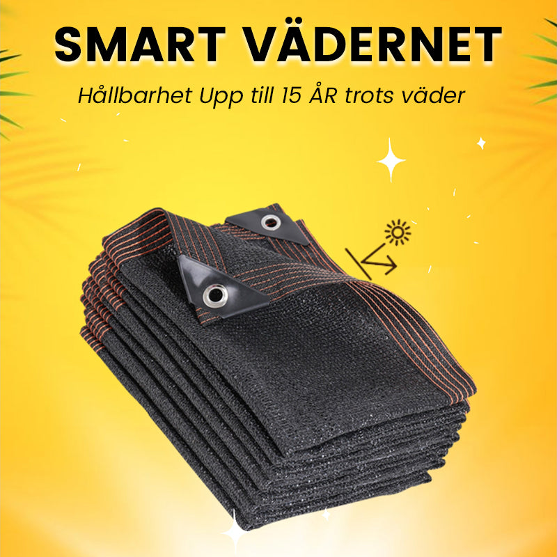 Duurzaam schaduwdoek voor de tuin met warmteafvoer