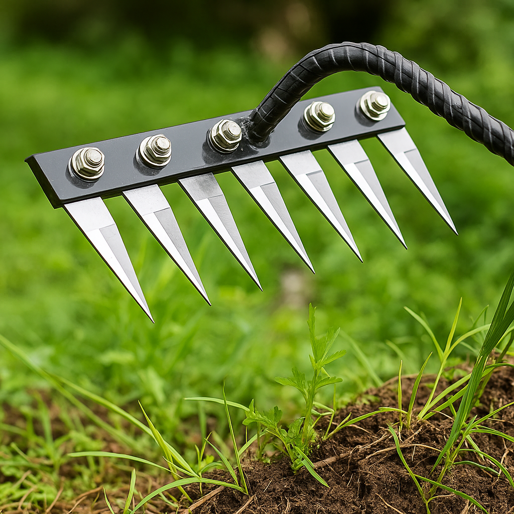 Duurzame Stalen Tuinhark voor Wieden en Grondbewerking