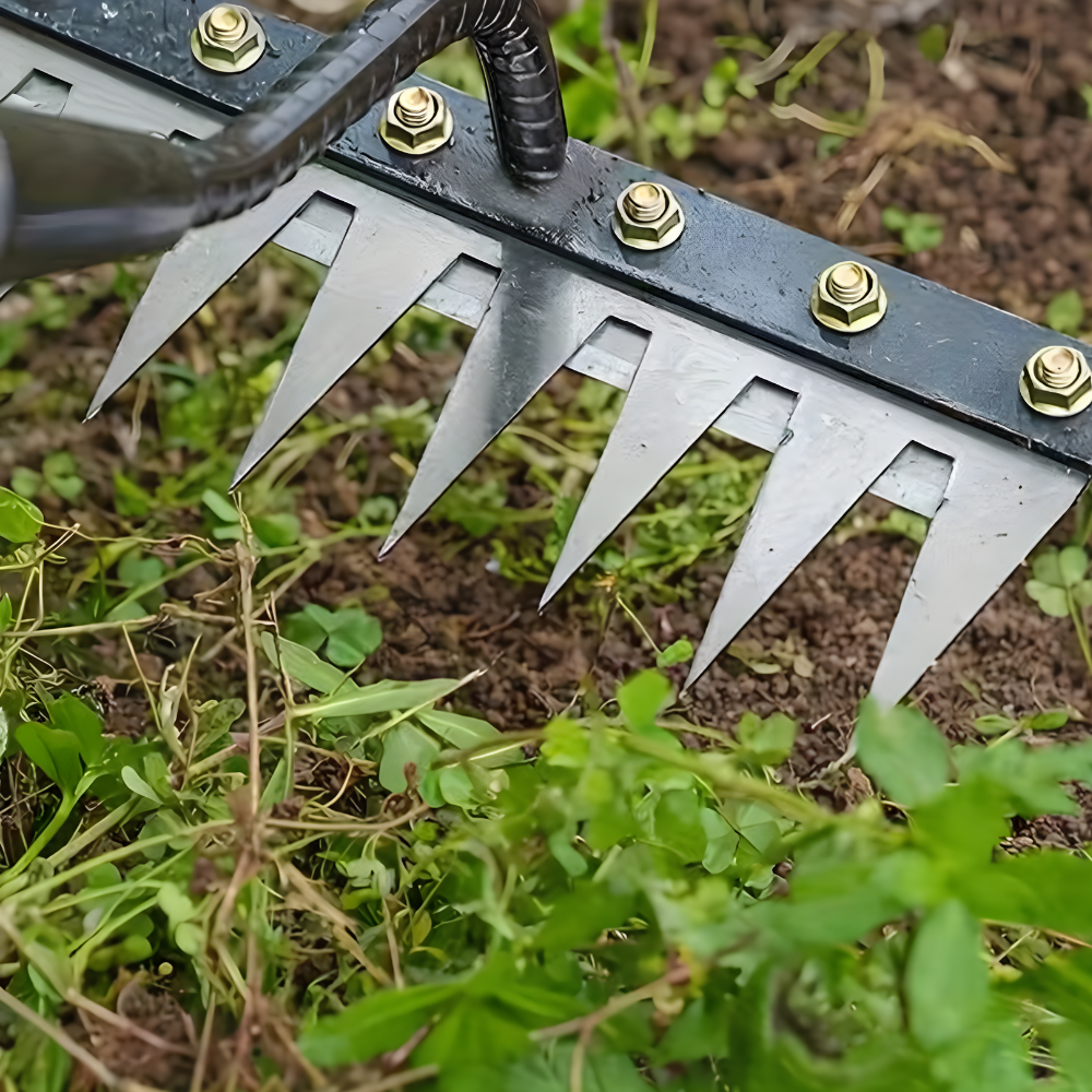 Duurzame Stalen Tuinhark voor Wieden en Grondbewerking