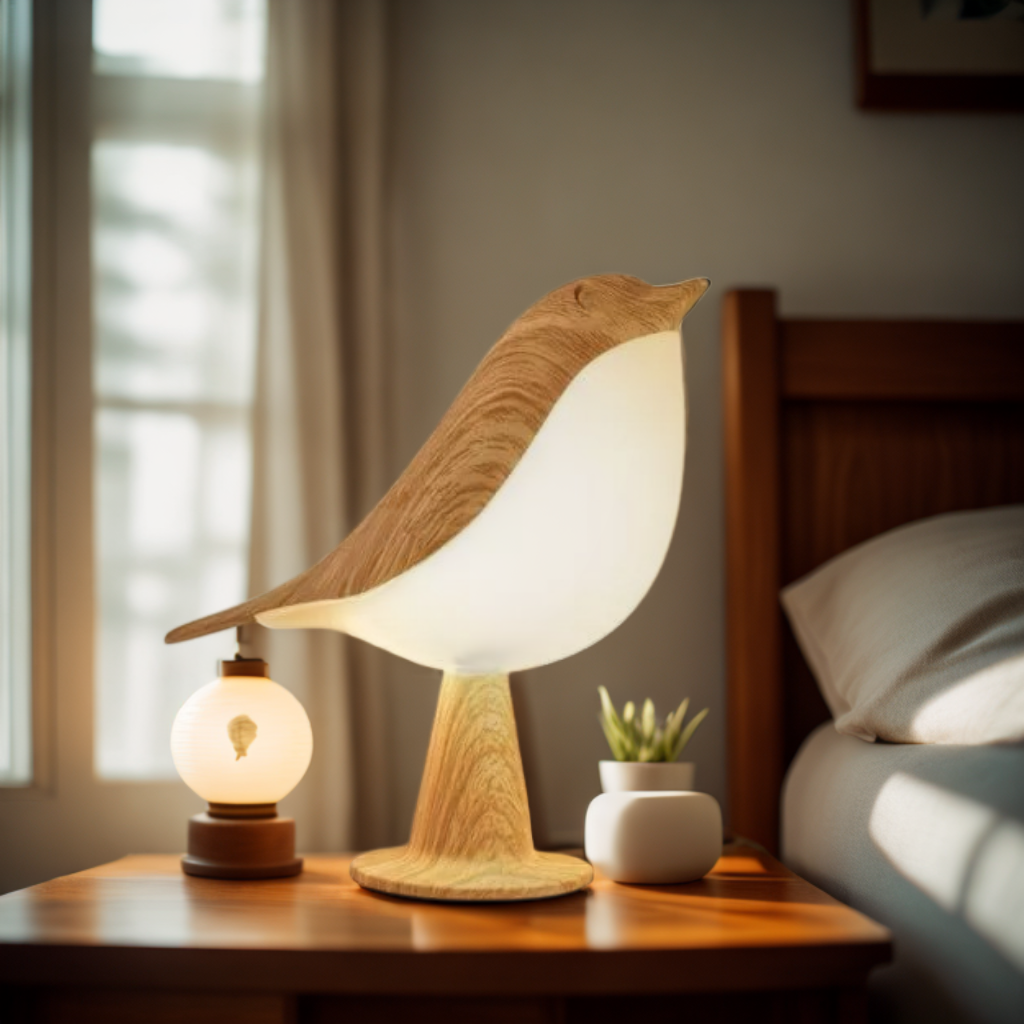 Een lamp die natuur, licht en rust in uw huis brengt