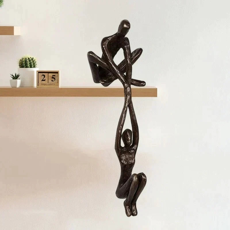 Eeuwige Liefde & Kracht Sculptuur Beeldje - Unieke Woondecoratie