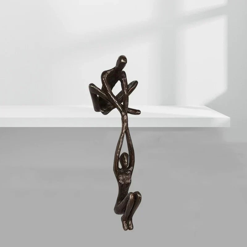 Eeuwige Liefde & Kracht Sculptuur Beeldje - Unieke Woondecoratie