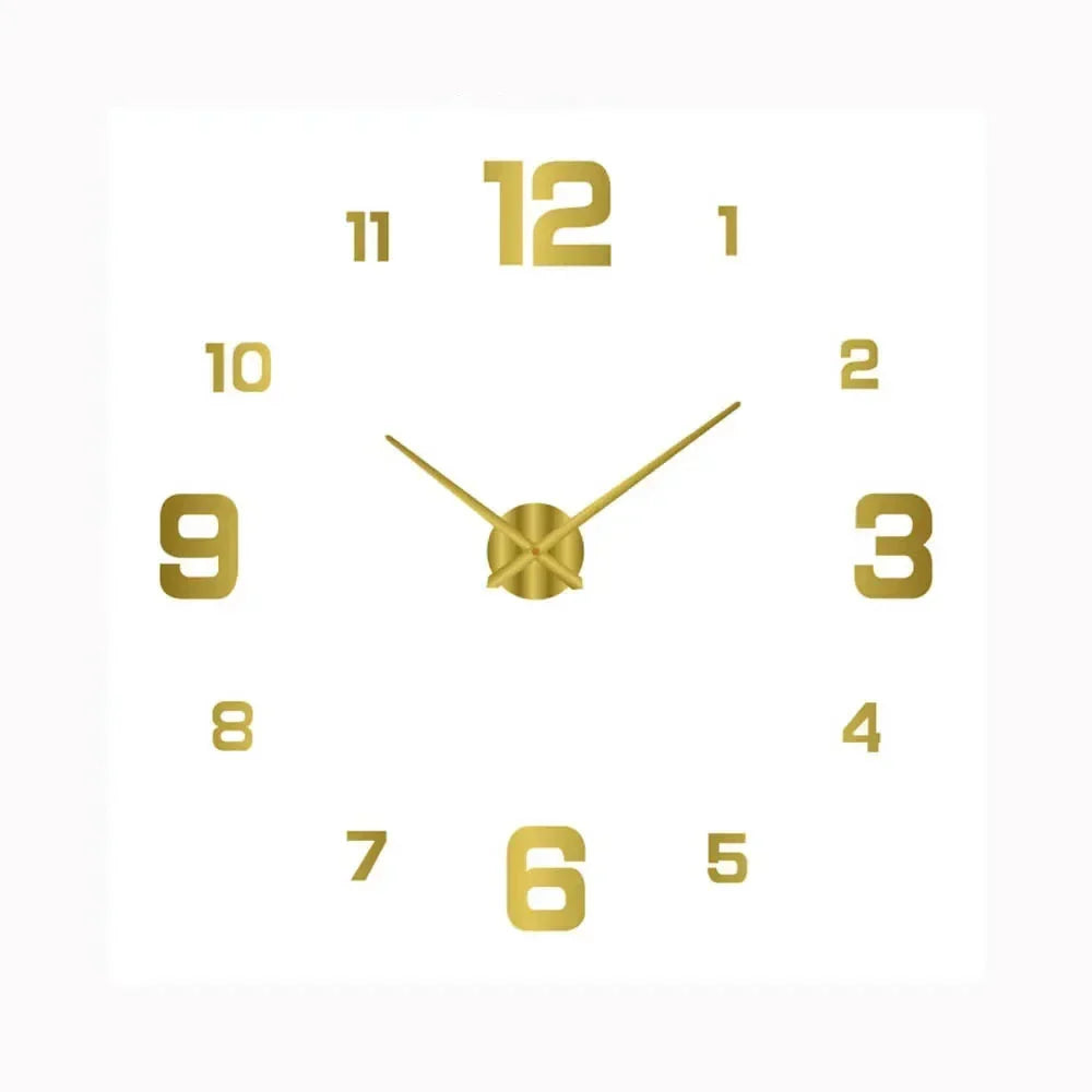 Elegante en Stille Wandklok Geschikt voor Elke Ruimte – Stil Quartz Mechanisme – Modern en Stijlvol Design Dat overal Past