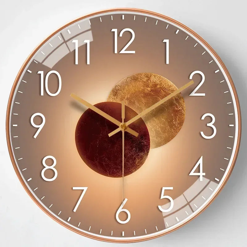Elegante en Stille Wandklok Geschikt voor Elke Ruimte – Stil Quartz Mechanisme – Modern en Stijlvol Design Dat overal Past