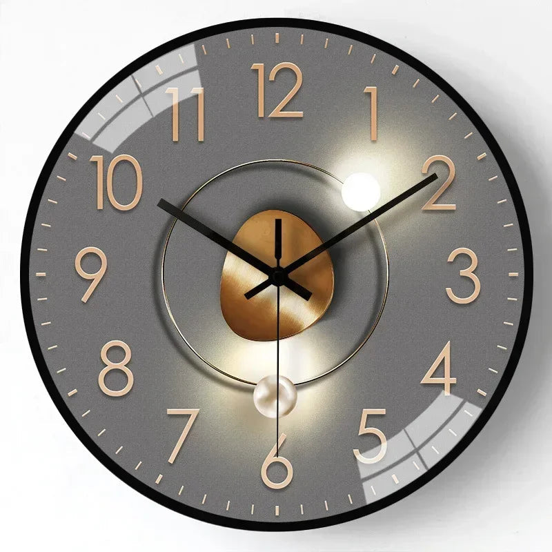 Elegante en Stille Wandklok Geschikt voor Elke Ruimte – Stil Quartz Mechanisme – Modern en Stijlvol Design Dat overal Past