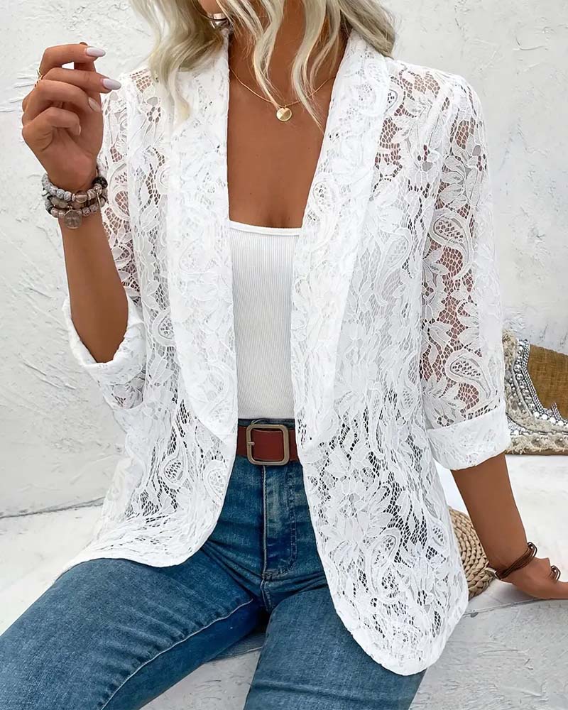 Elegante kant-blazer