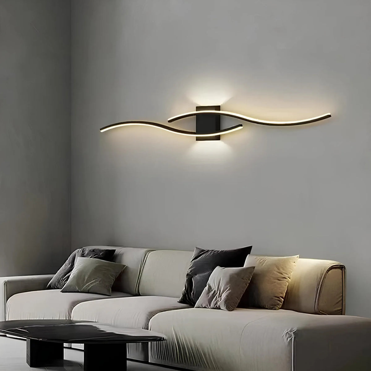 Elegante lineaire wandlamp voor moderne interieurs, subtiele accentverlichting voor wandmontage