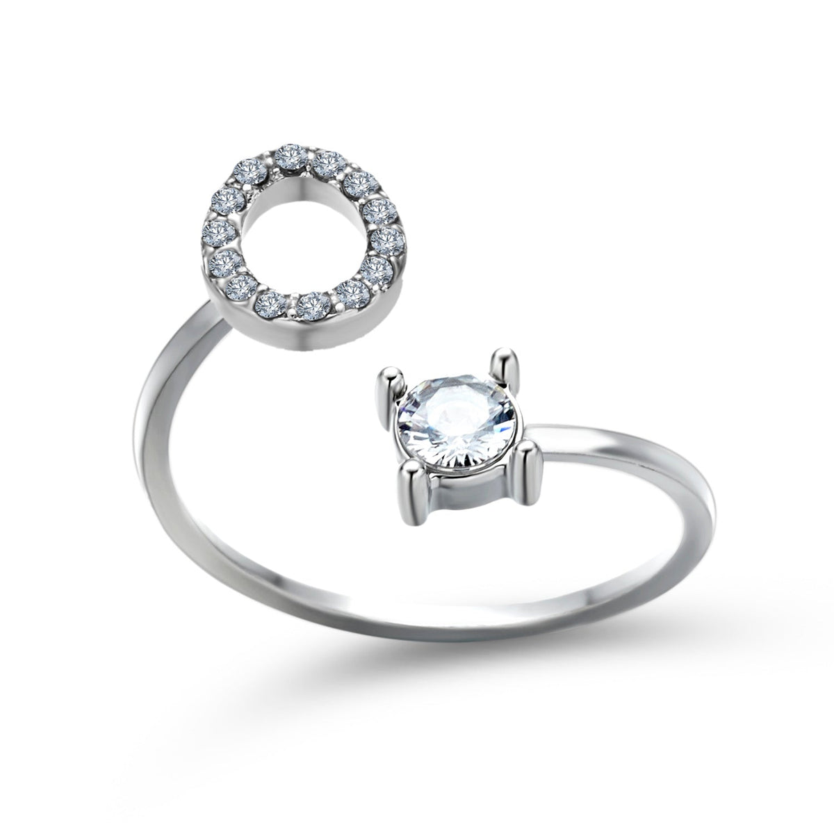 Elegante ring met initialen om herinneringen levend te houden