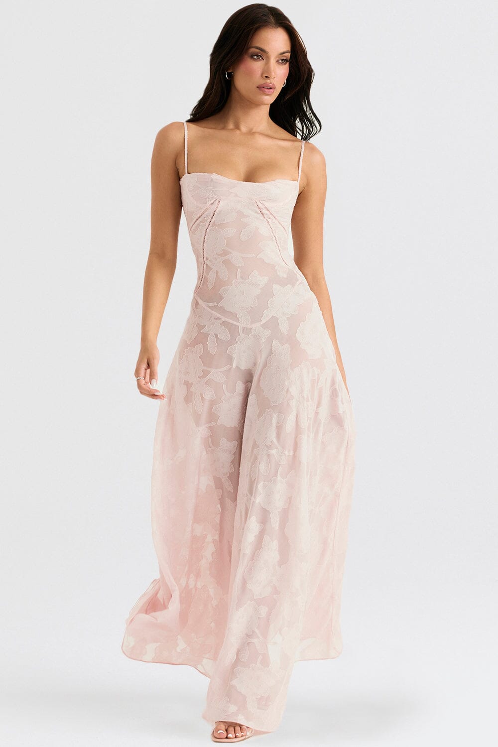 Elegante soepelvallende maxi-jurk voor dames voor elke gelegenheid