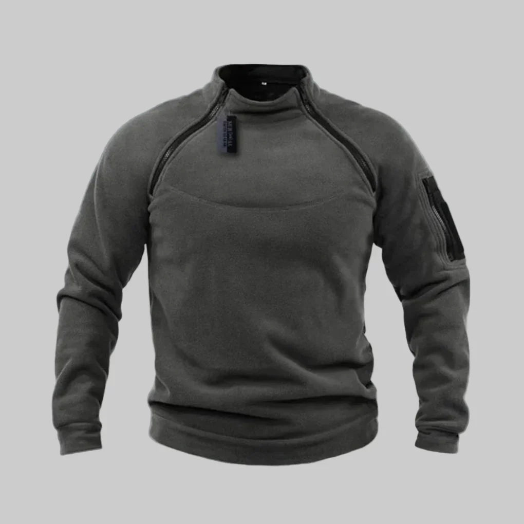 Fleece trui voor heren – Functionele laag voor outdoor & terreingebruik