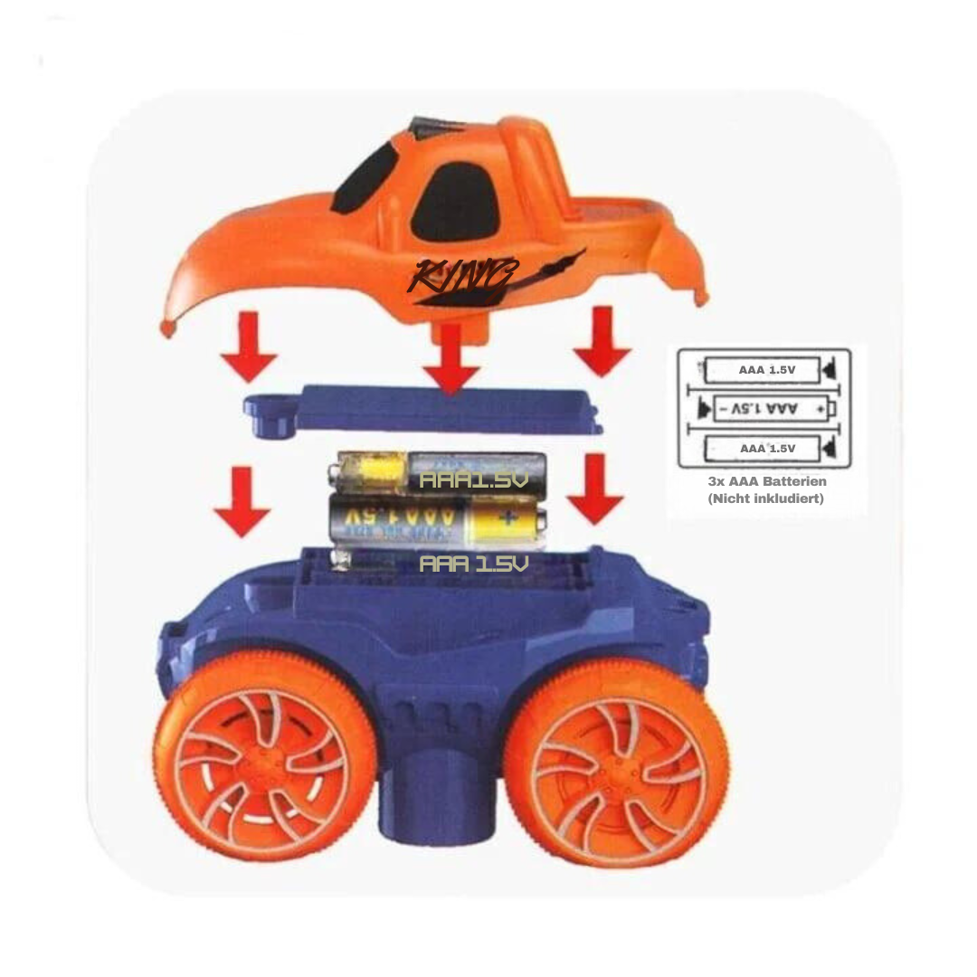Flexibele racebaan met LED-auto | Interactief speelgoed voor kinderen