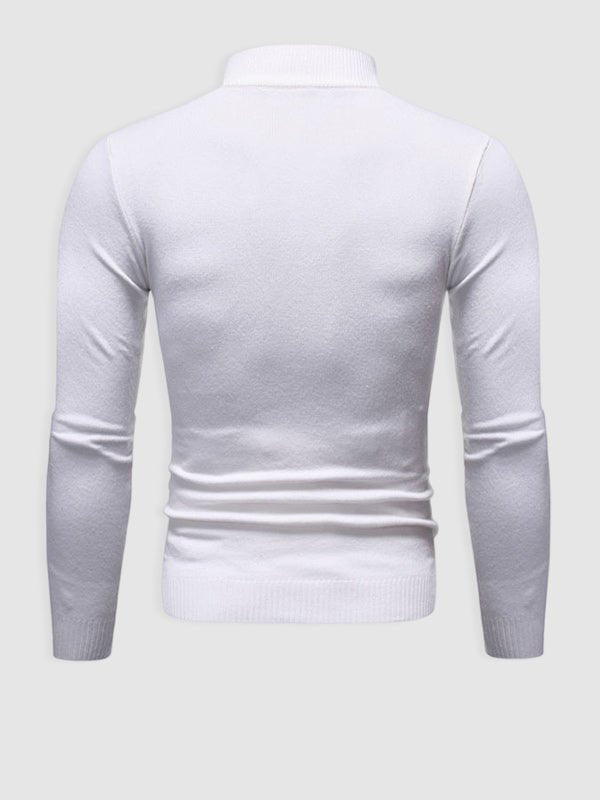 Gebreide coltrui voor heren slim fit