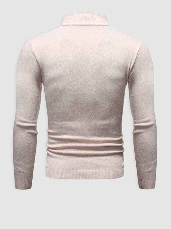 Gebreide coltrui voor heren slim fit