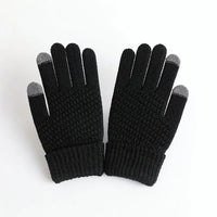 Gebreide kasjmieren winterhandschoenen voor dames
