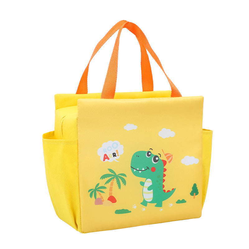 Geïsoleerde cartoon lunchtas