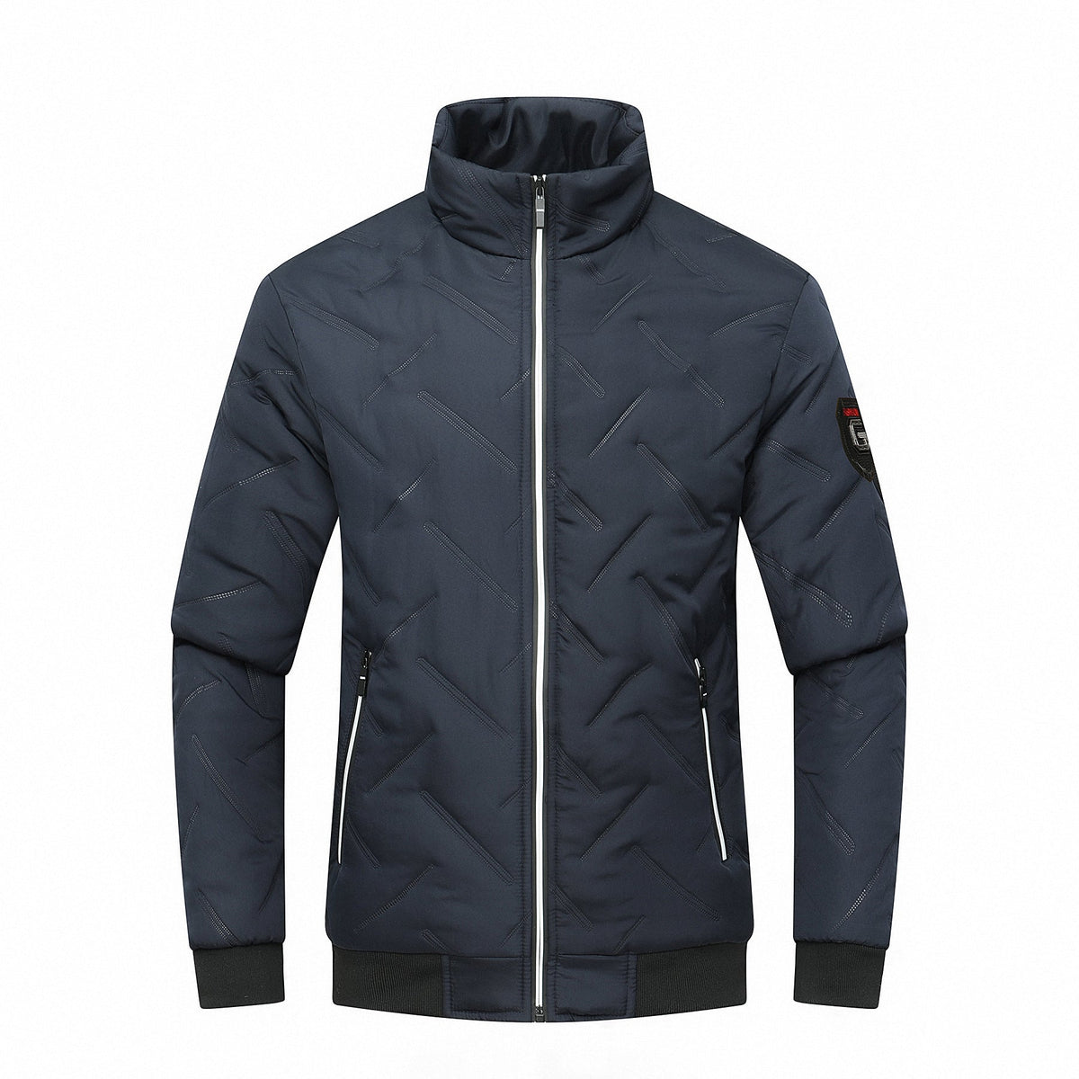 Gewatteerd Herenjack - Stijlvol en Modern met Slim Fit Pasvorm