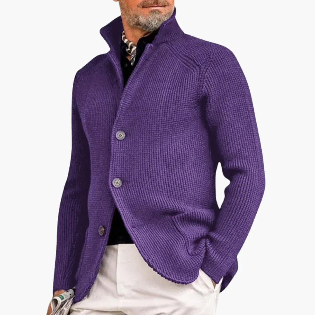Gepersonaliseerd Heren Vest Cardigan - Stijlvol & Comfortabel