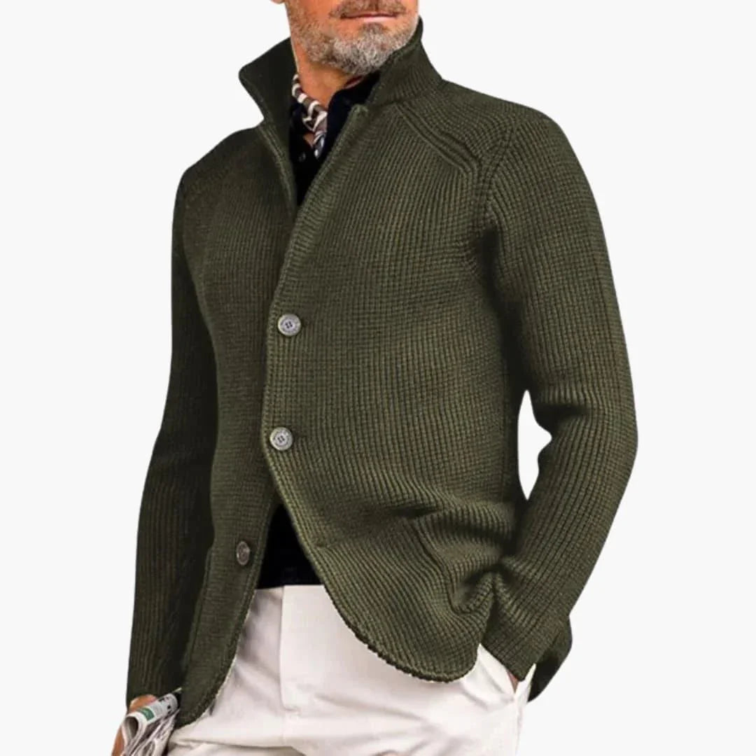 Gepersonaliseerd Heren Vest Cardigan - Stijlvol & Comfortabel