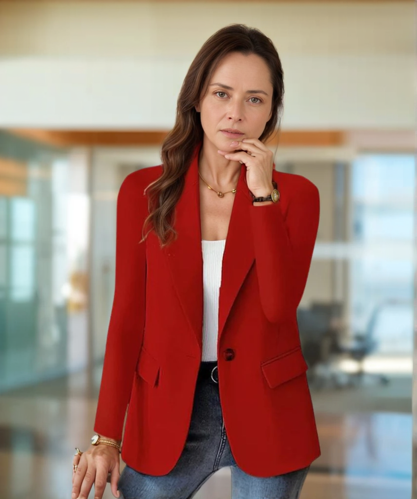 Getailleerde formele blazer voor dames