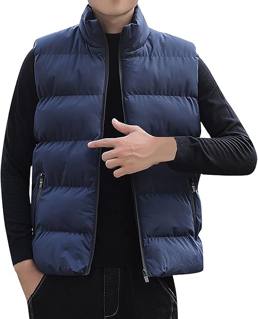 Gevoerde puffer bodywarmer voor heren