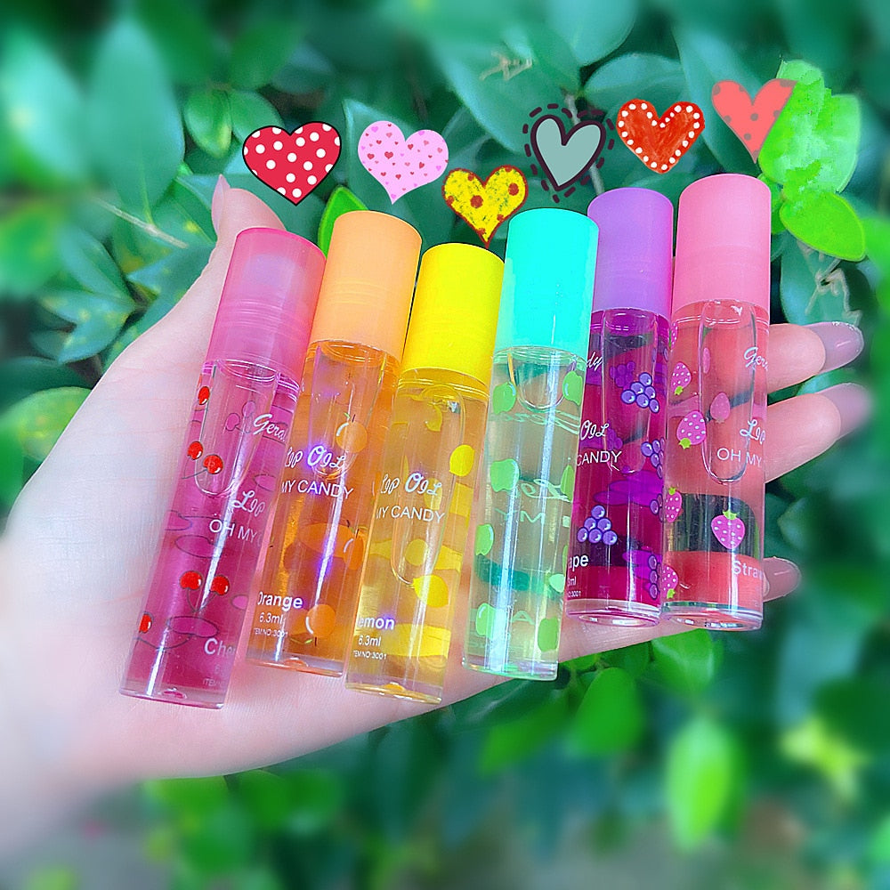 Glanzende lipgloss met spiegel-water-look (6 stuks)