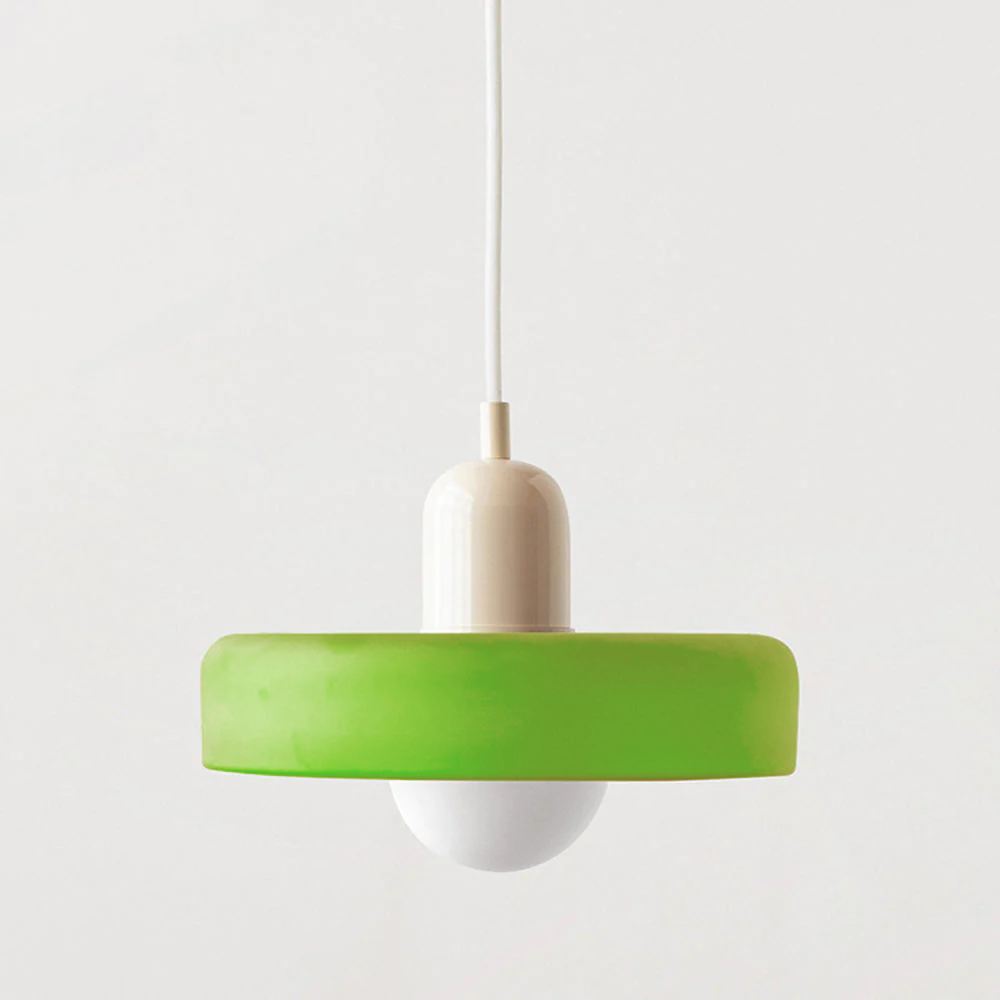 Glazen hanglamp in Bauhaus-design – Artistiek, modern en tijdloos
