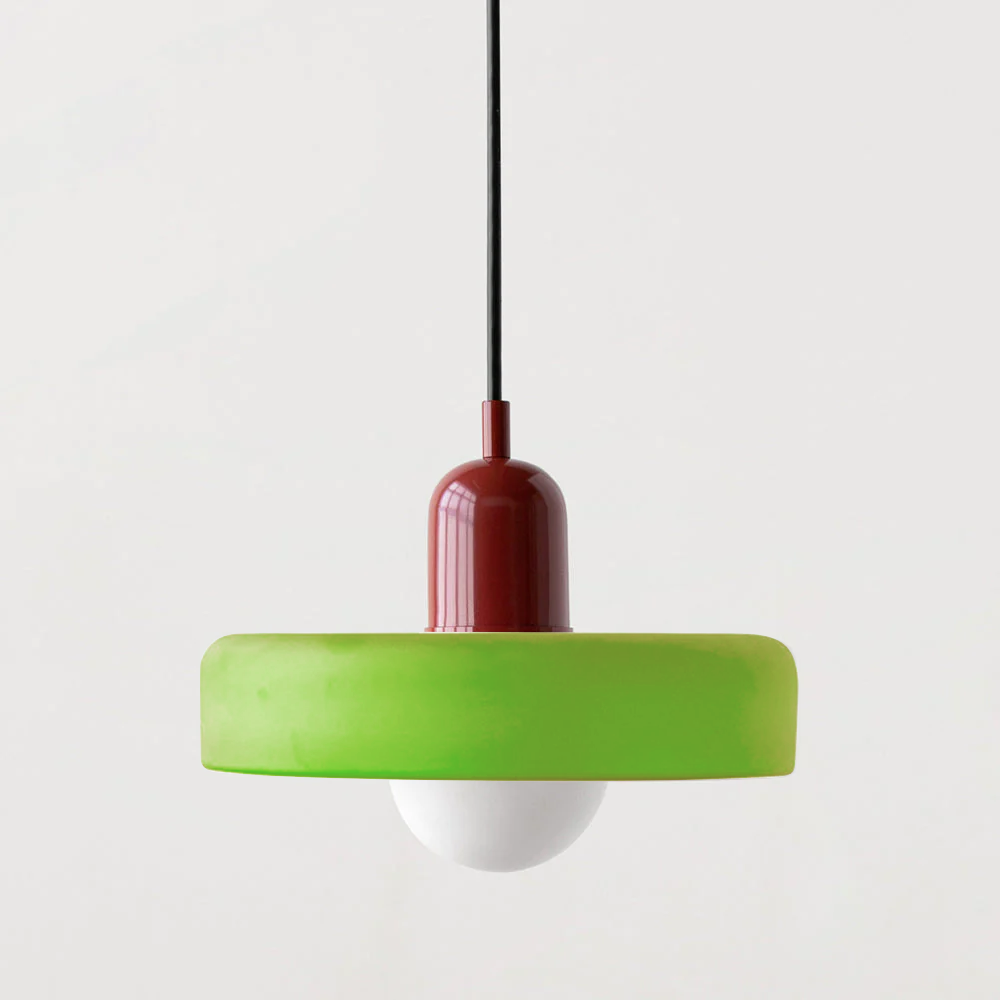 Glazen hanglamp in Bauhaus-design – Artistiek, modern en tijdloos
