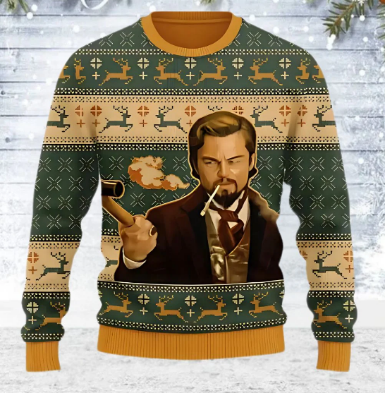 Grappige Meme-Kersttrui voor Heren – Feestelijk & Comfortabel