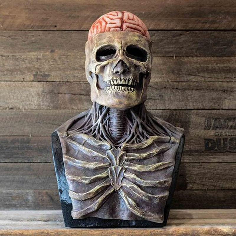 Griezelig skeletmasker – Realistisch halloweenkostuum
