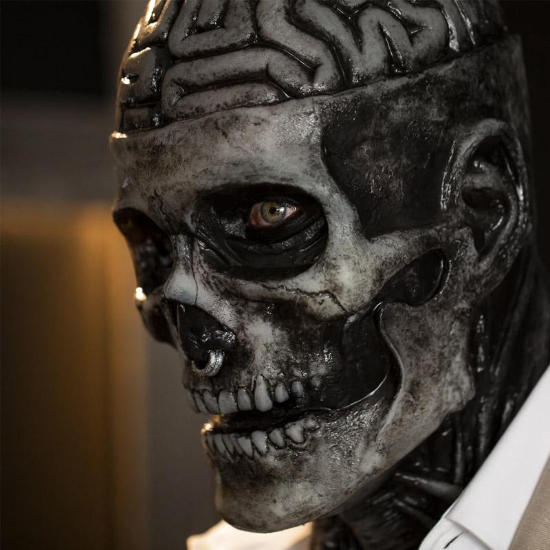 Griezelig skeletmasker – Realistisch halloweenkostuum