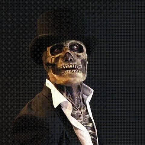 Griezelig skeletmasker – Realistisch halloweenkostuum