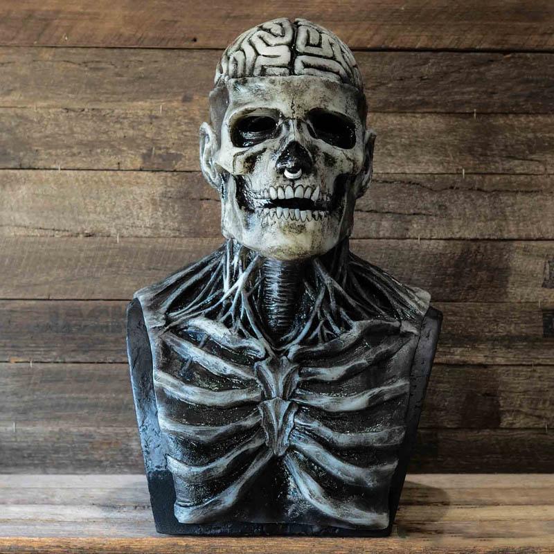 Griezelig skeletmasker – Realistisch halloweenkostuum