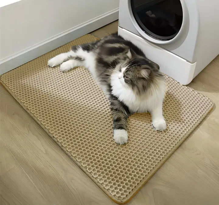 Grote antislip kattenbakmat