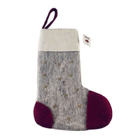 Grote kerstsok – handgemaakt – 100% zuivere wol