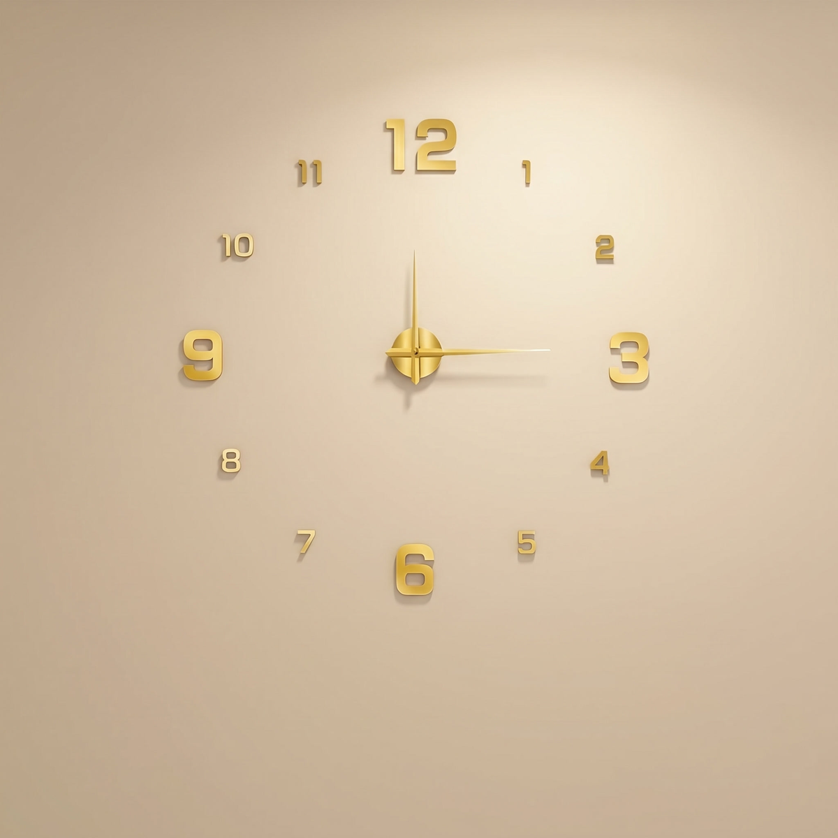 Grote Metalen Wandklok | Stil Quartz Uurwerk | Minimalistisch Design